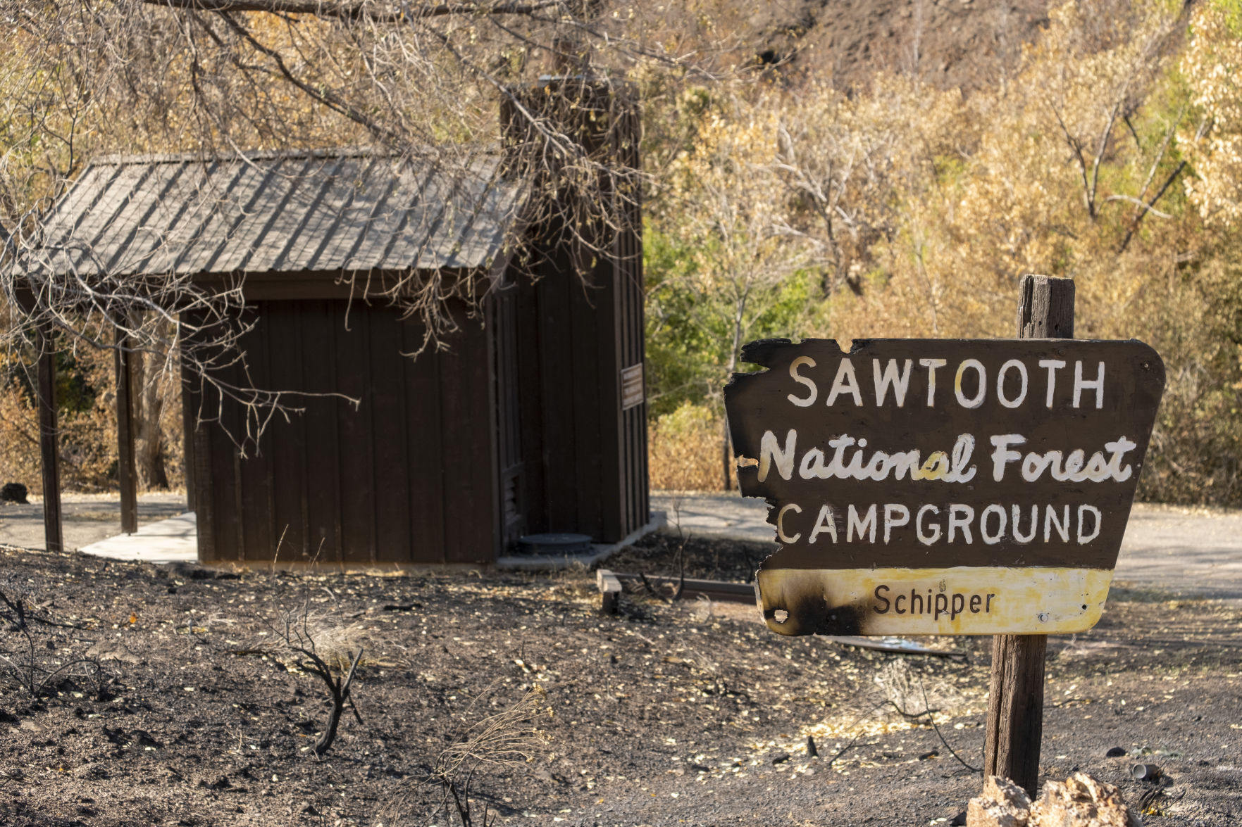 Rock Creek Canyon burn areas